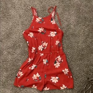 Red romper